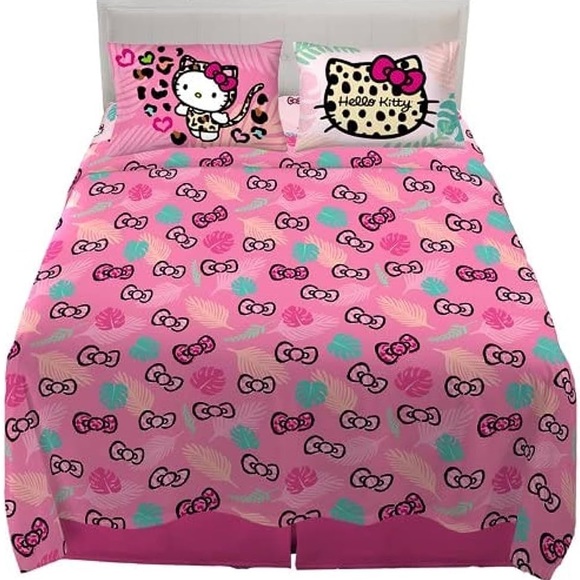 Sanrio Hello Kitty 4 Piece Full Sheet Set - Picture 5 of 5